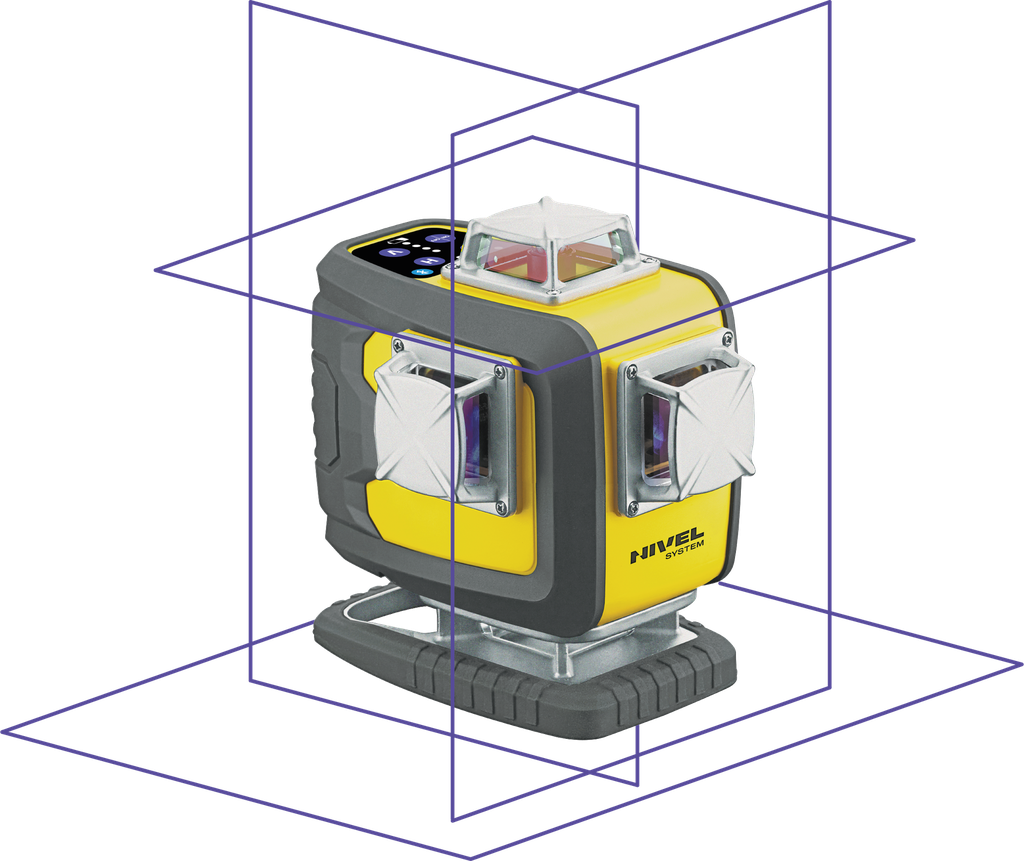 Laser krzyżowy Nivel System CL4D-P fioletowy