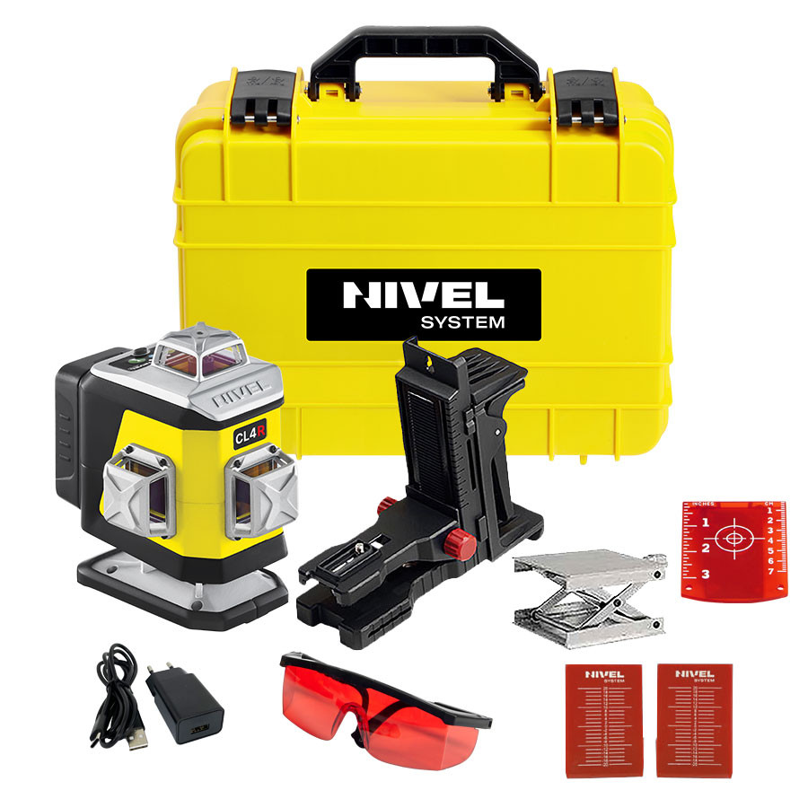 Laser krzyżowy Nivel System CL4R czerwony