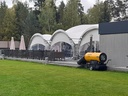 Nagrzewnica olejowa z odprowadzeniem spalin Master BV 400