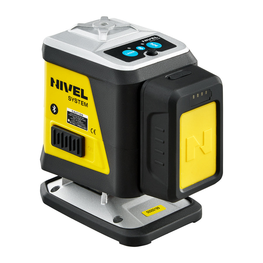 ZESTAW Laser krzyżowy Nivel System CL2B niebieski + tyczka LP-36
