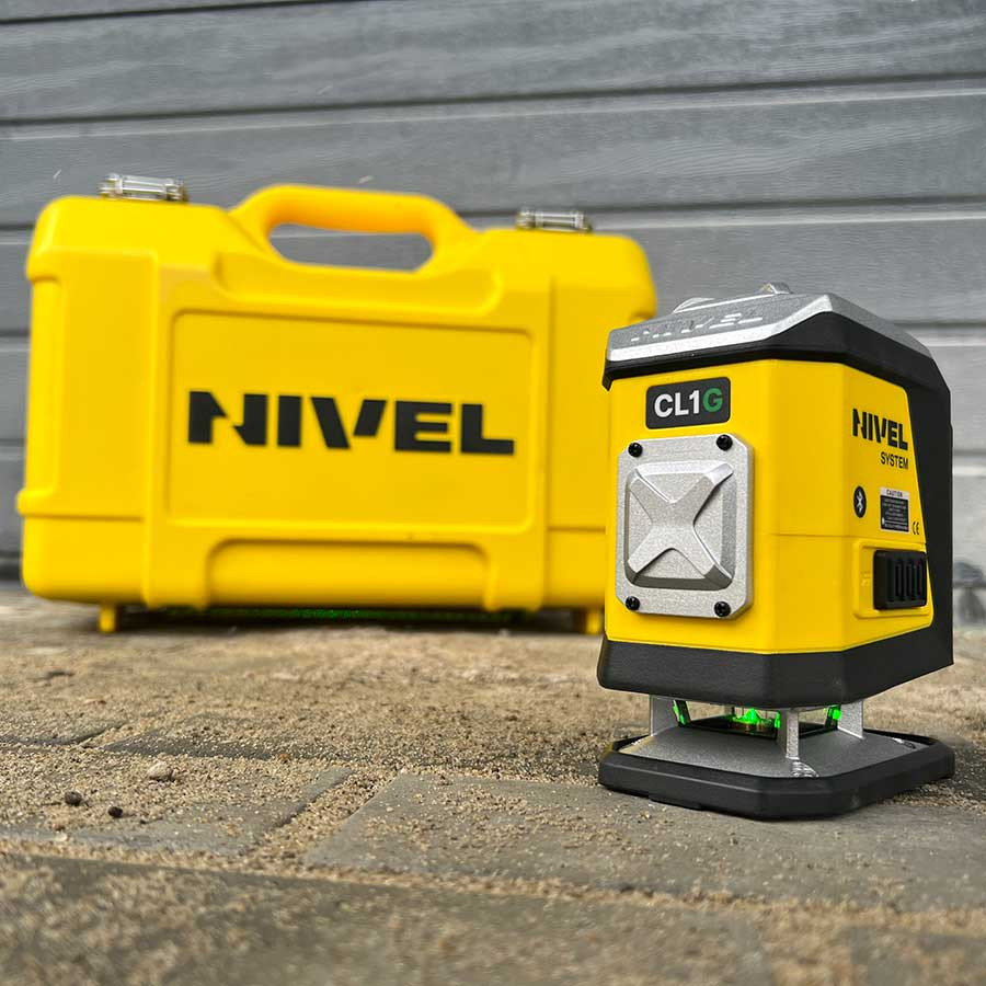 ZESTAW Laser krzyżowy Nivel System CL1G zielony + statyw SJJ-M1 EX