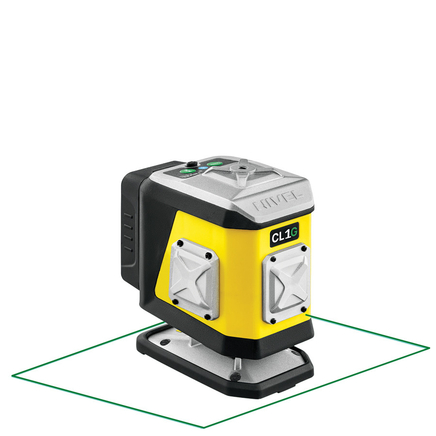ZESTAW Laser krzyżowy Nivel System CL1G zielony + statyw SJJ-M1 EX + tyczka LS24 + odbiornik CLS4