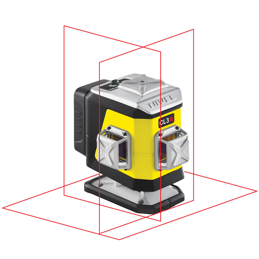 ZESTAW Laser krzyżowy Nivel System CL3R czerwony + statyw SJJM1EX + czujnik CLS4