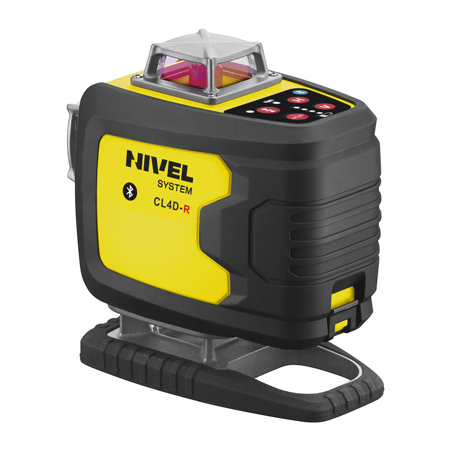 ZESTAW Laser krzyżowy Nivel System CL4D-R czerwony + statyw SJJM1EX + odbiornik RD800