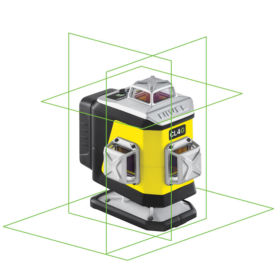 ZESTAW Laser krzyżowy Nivel System CL4G zielony + statyw SJJM1EX + czujnik CLS4