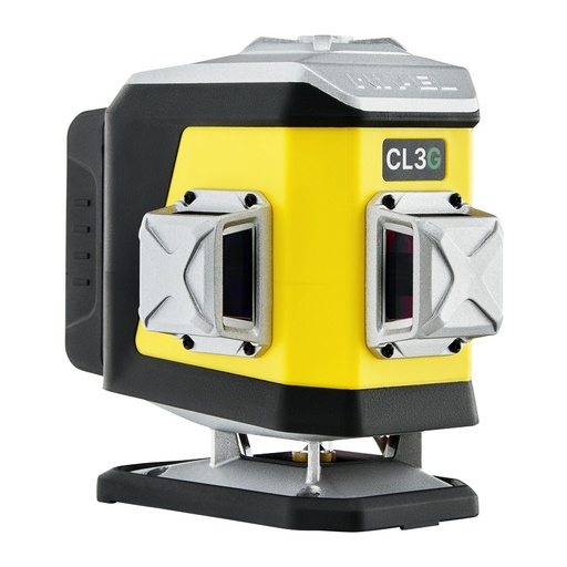 [CL3G-zestaw 1] ZESTAW Laser krzyżowy Nivel System CL3G zielony + tyczka LP-36